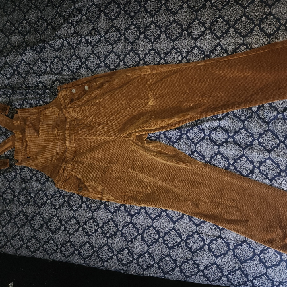 Judy Blue Tan Corduroy Overalls